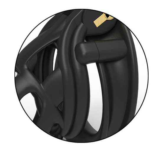 Double Lock Cobra Chastity Cage Resin Exquisite - image 6