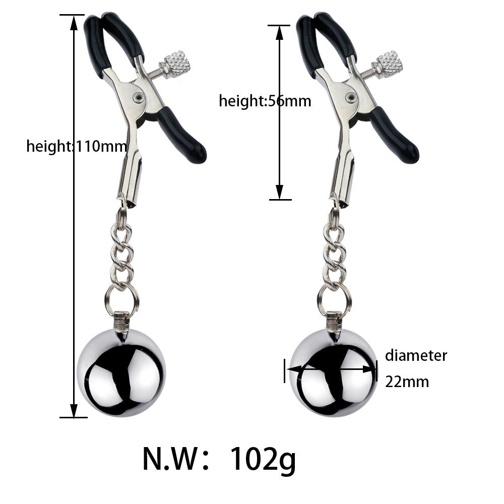 BDSM Nipple Clamps Nipple Clips - Silver - image 0