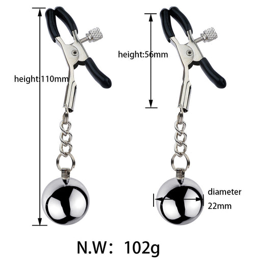 BDSM Nipple Clamps Nipple Clips - Silver - image 0