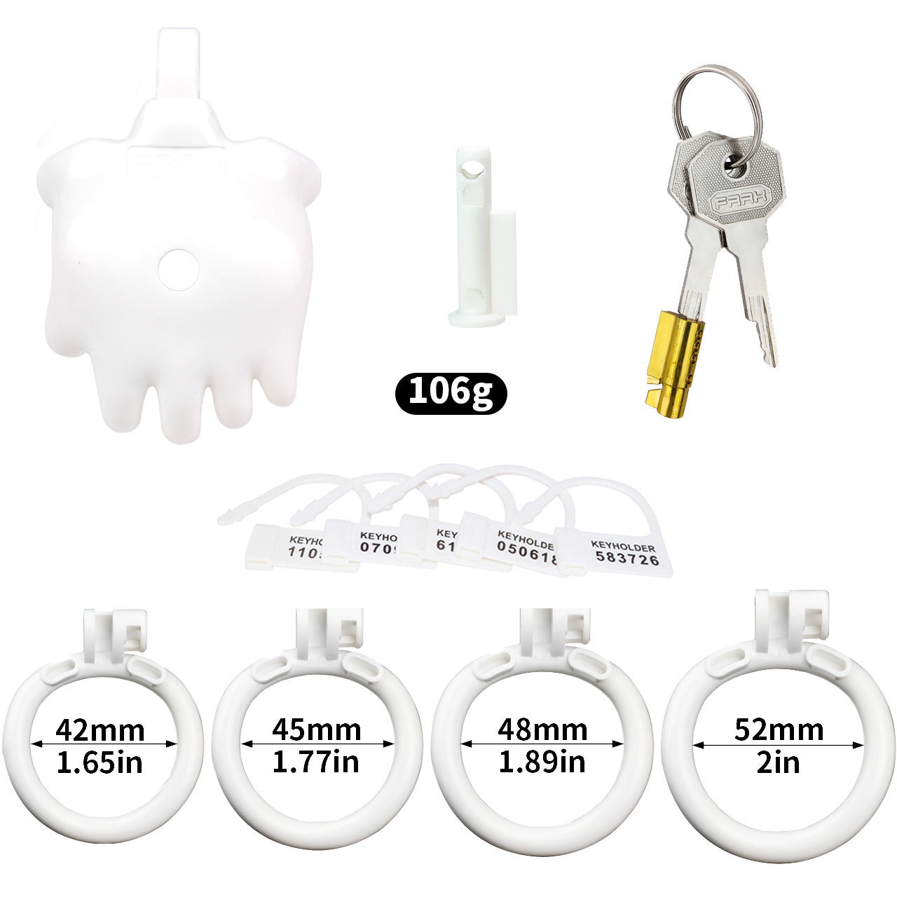Resin Flat Chastity Cage - A - image 3