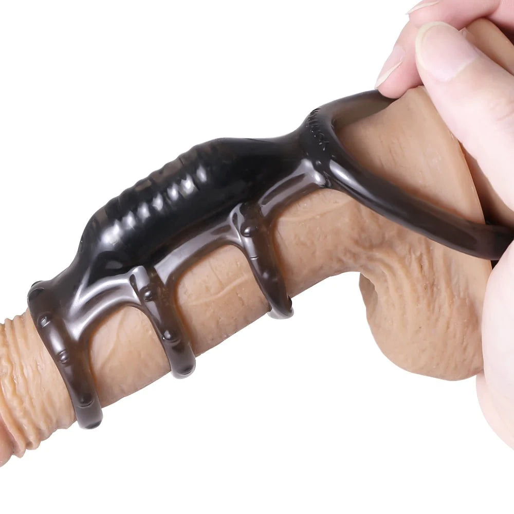 Vibrating Cock Ring - Sex Penis Enhancer - image 1