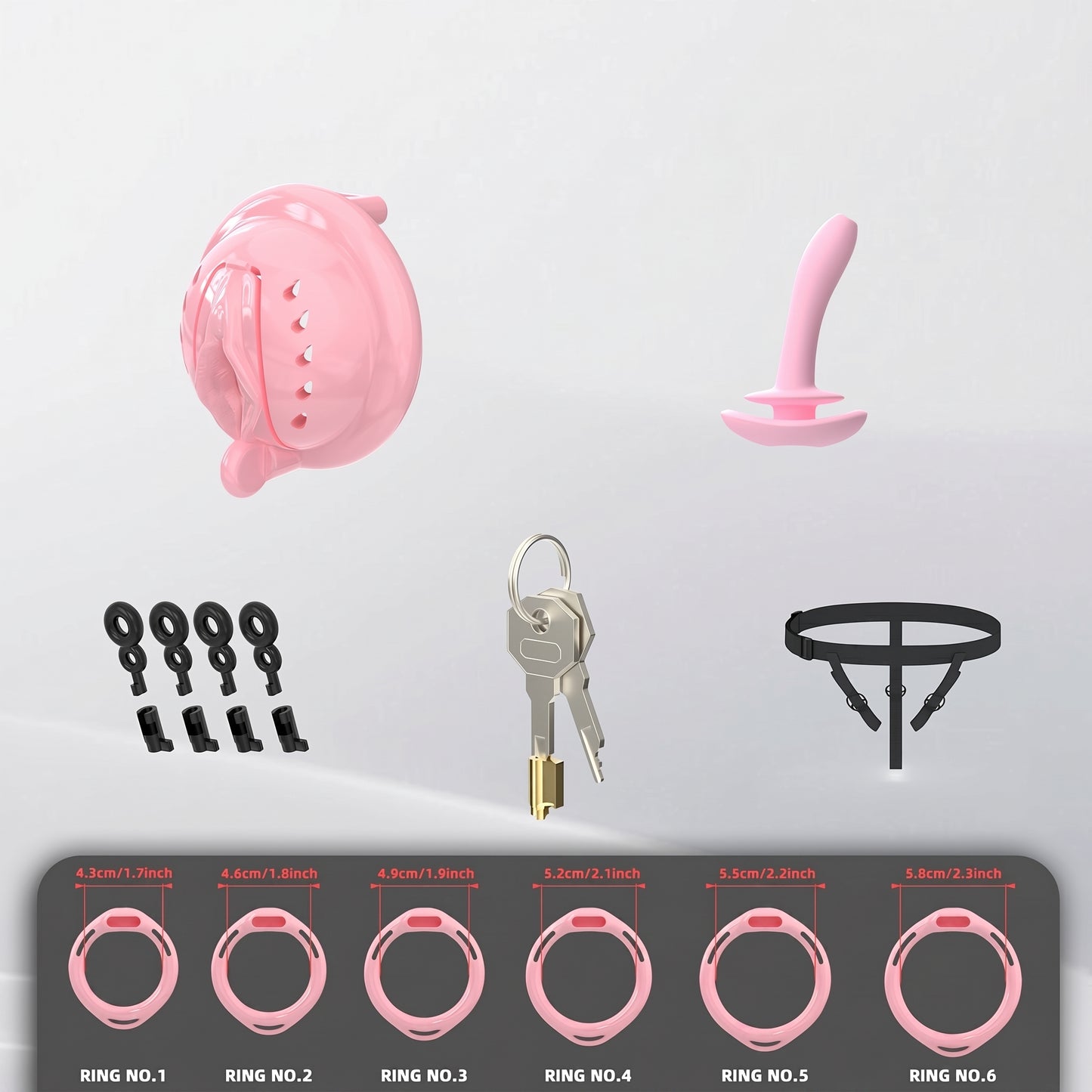 Aegis Flex Magnetic Silicone Chastity Cage - Pink - image 9