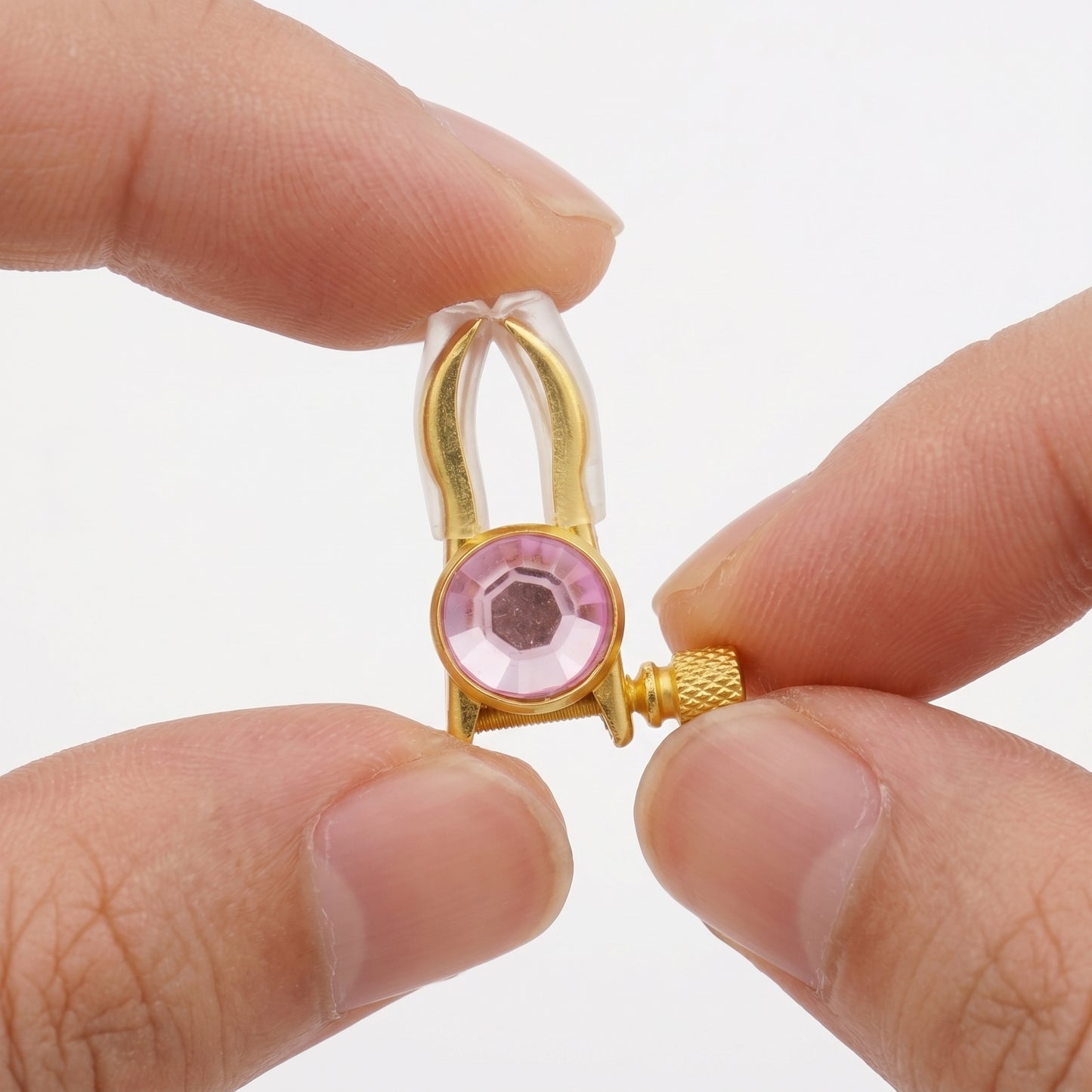 Crystal Base Adjustable Nipple Clamp - image 14