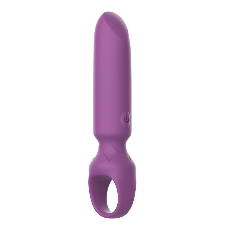 Bullet Vibrator Lipstick Mini Vibrator with 10 Vibration Modes - Purple - image 6