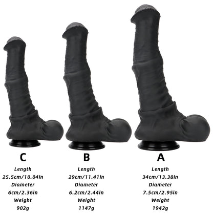 Super Huge Thick Animal Horse Dildo  - image 0