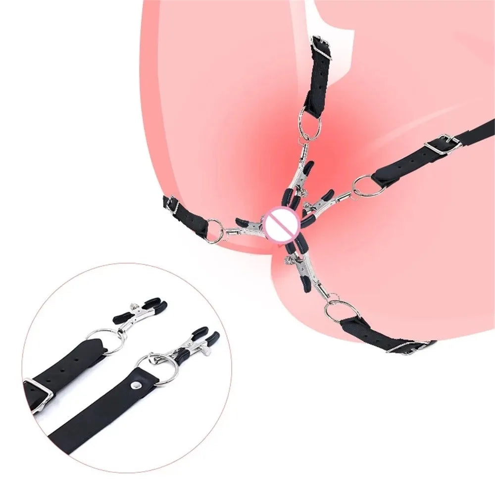 Labia Spreader Clip Clitoris Clamps - image 0
