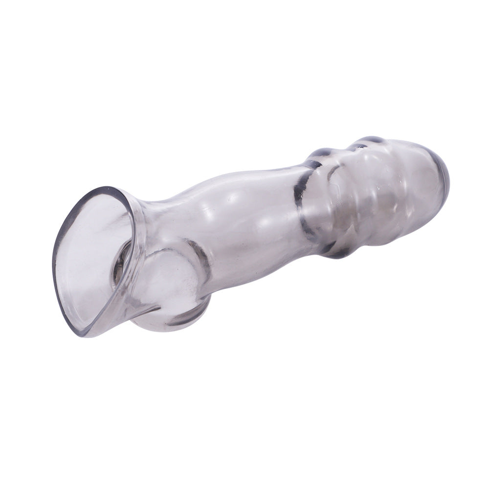 Penis Sleeve Reusable Condom Dildo - image 3