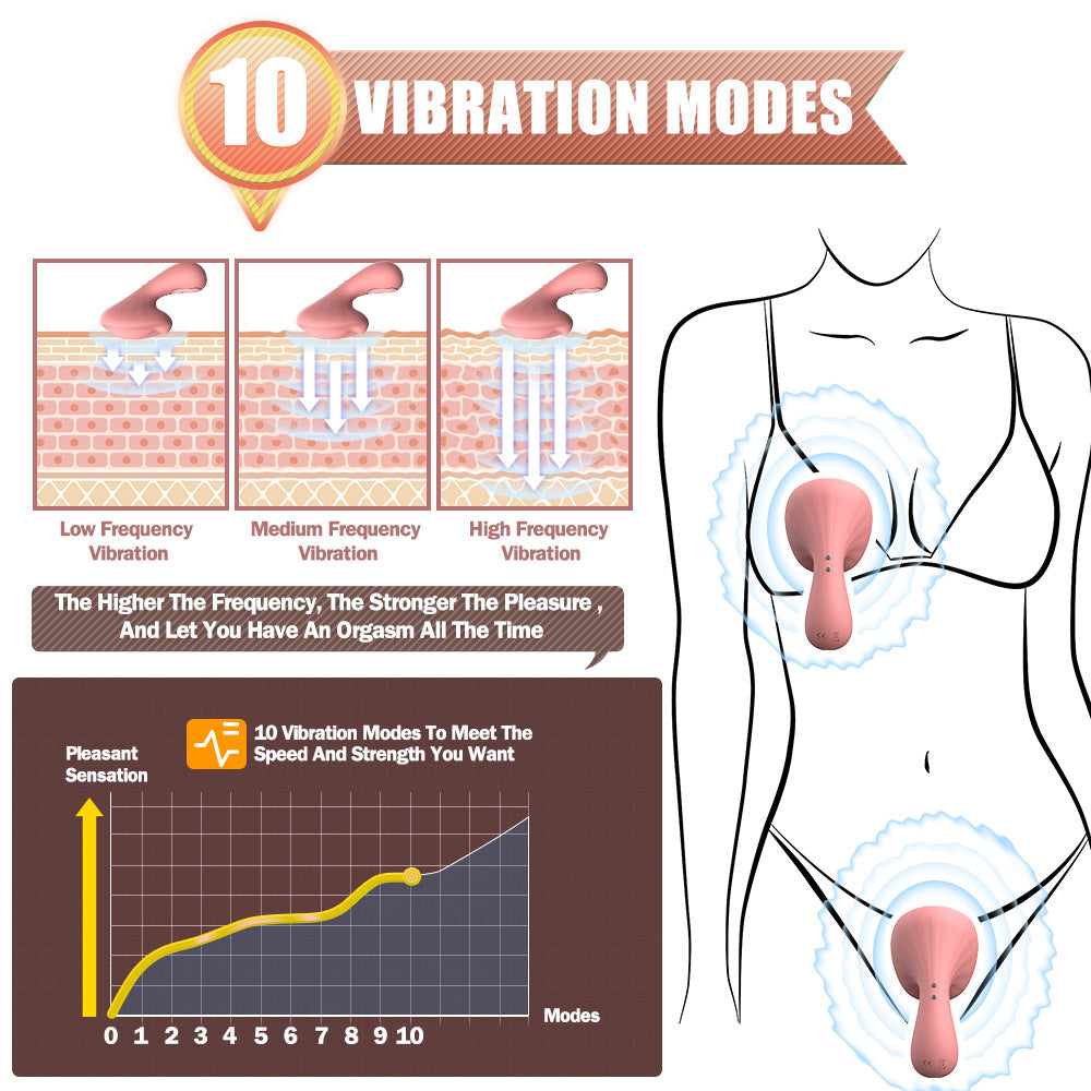 Tease Egg Clitoral Stimulation Vibrator Grinding Toy - image 1