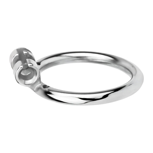 Metal stainless steel horse's eye stick anti-escape inverted chastity cage can urinate with urine blocking sex toys - image 0