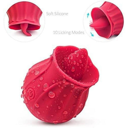 Rosebud Toy – 10 Tongue Licking Vibrator - image 5