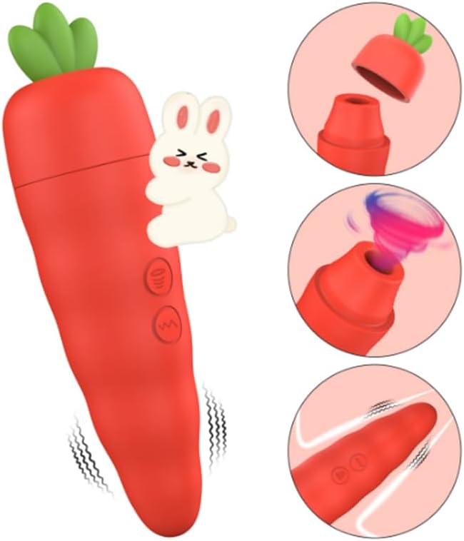 Dual-Pleasure Carrot Vibrator - image 2