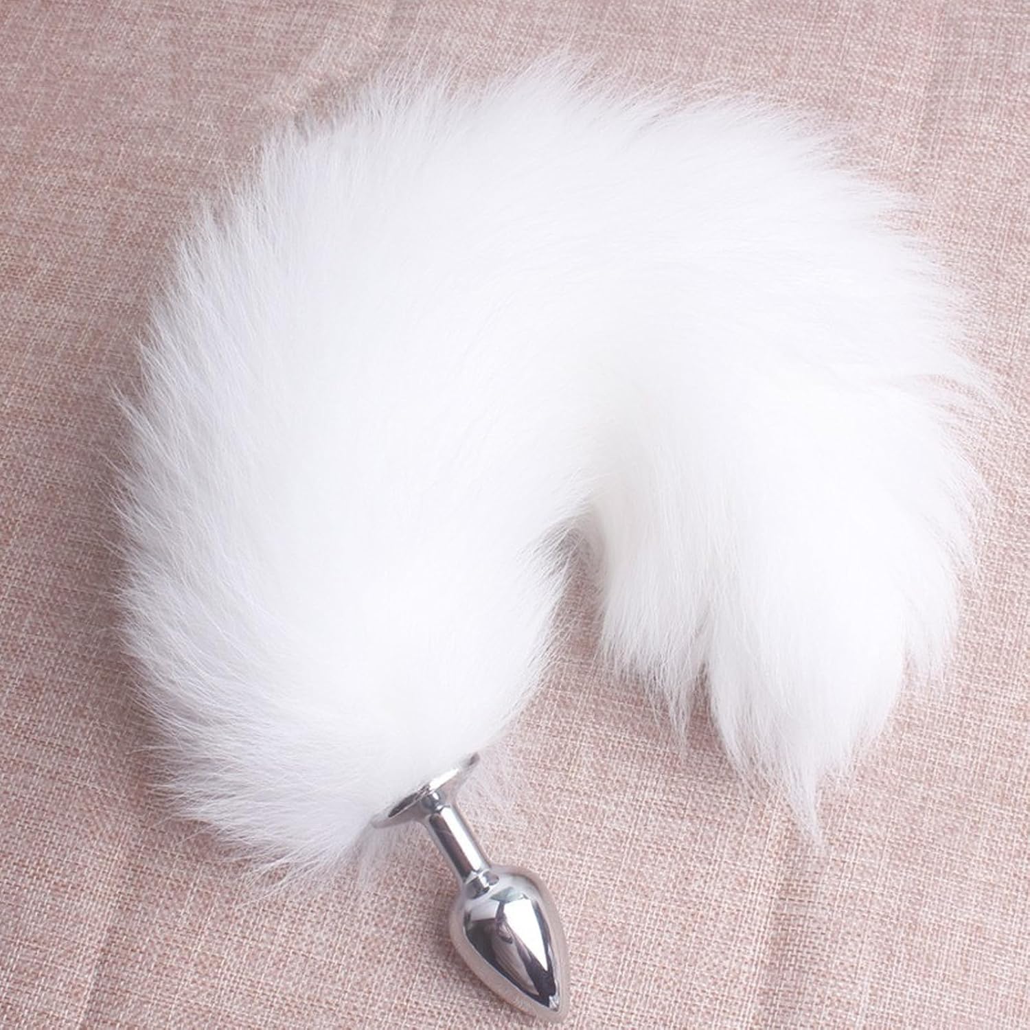 Sexy Cosplay Foxtail Anal Plug - White Fox Tail - image 8