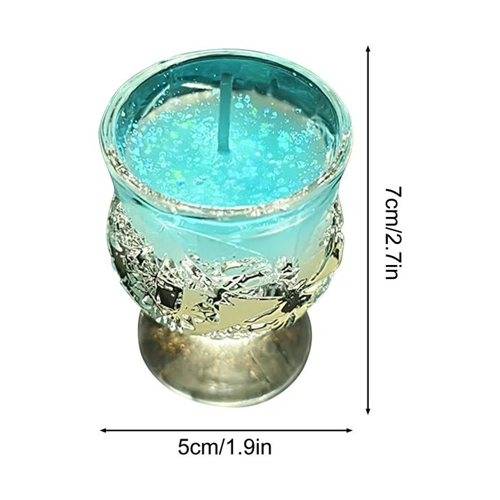 Low Temperature Candles Wine Cup Shaped In The Dark Scented - image 1