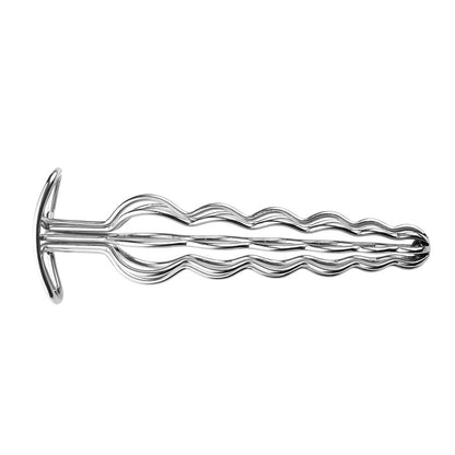 Six-ball Stainless Steel Hollow Butt Plug - image 7