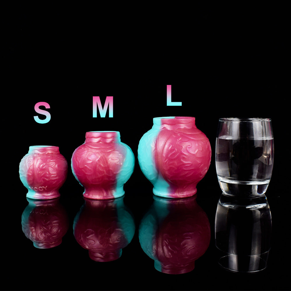 Silicone large Knot For Dildo Cock Enlargement Ring - image 5