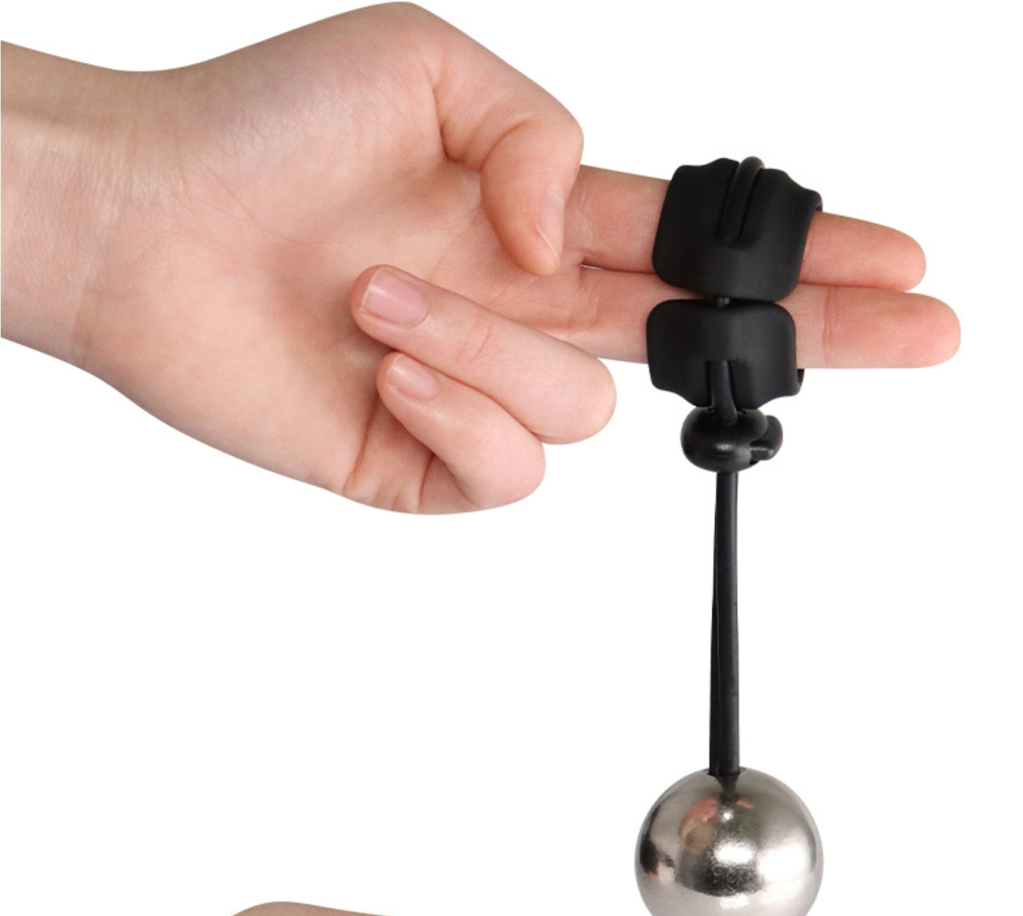 Male Ball Stretcher Penis Cock Ring Weight Testicle Extender - image 4
