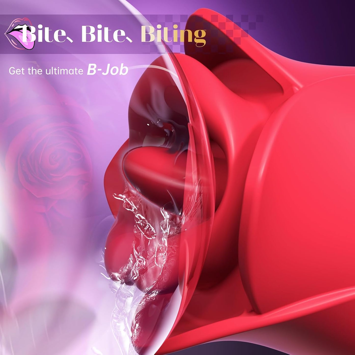 KissBloom 3-in-1 Rose Stimulator - image 1