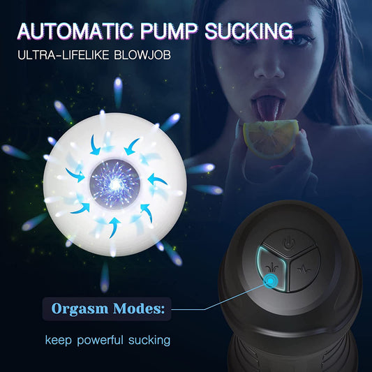 Automatic Vibration & Sucking Male Masturbator  - image 1