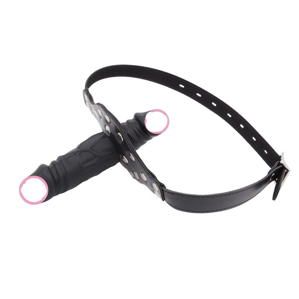 Ride Me Mouth Gag Strap-on Dildo - 10cm - image 2