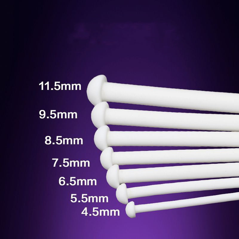 White Round Head Silicone Urethral Catheter Dilator - 11.5mm - image 2
