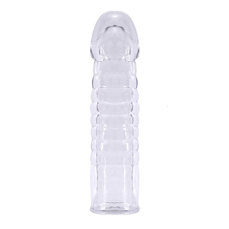 Crystal Penis Sleeve Reusable Condoms - Clear A - image 5