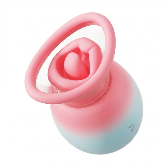 AuraFlow Mini Suction Massager - Pink - image 0
