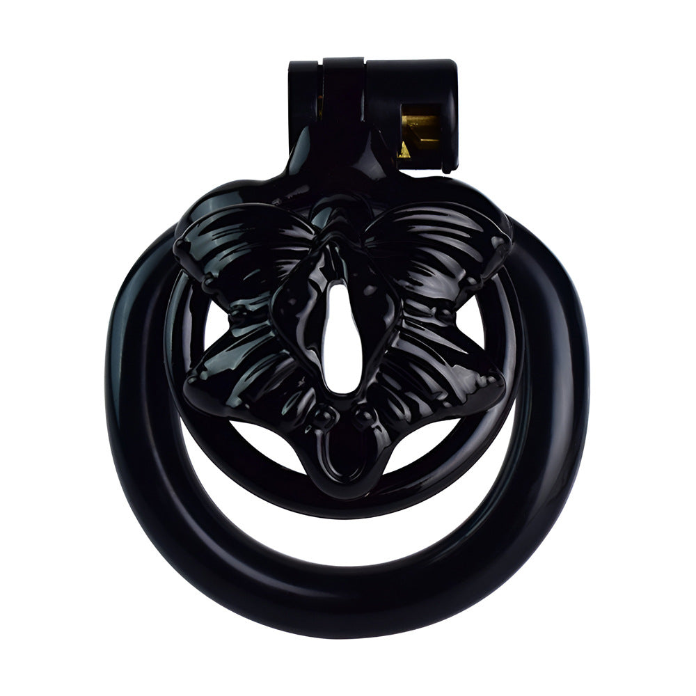 Male Chastity Cage with 4 Rings – Lightweight Resin Locking Device with 2 Keys, Invisible Wear for Long-Term Use - image 6