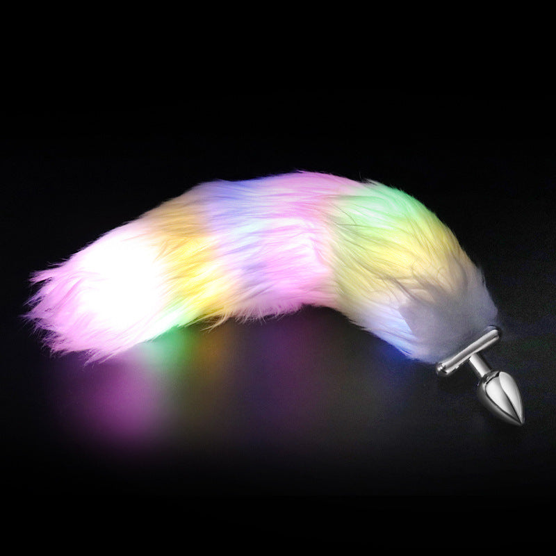LED Fox Tail Plug - White - image 2