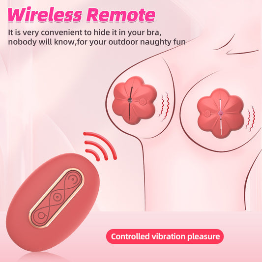 Nipple Vibrator Nipple Clamps with 10 Vibration Modes - image 0