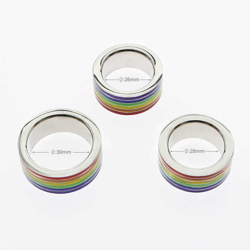 Pride Rainbow Cock Ring - image 4