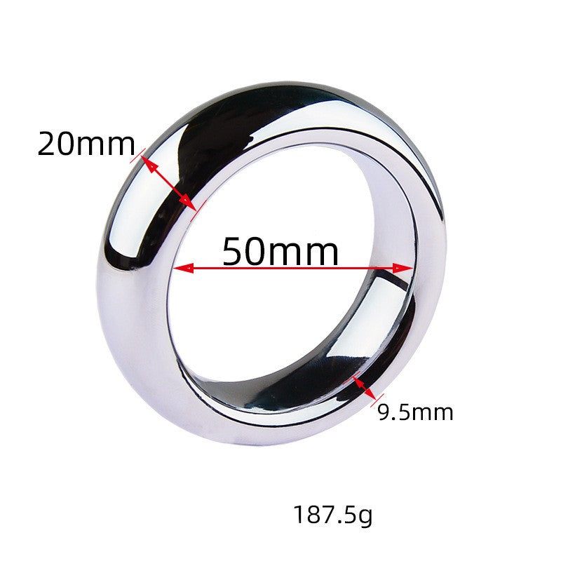 Heavy Weight Oval Penis Ring - 50mm - image 3