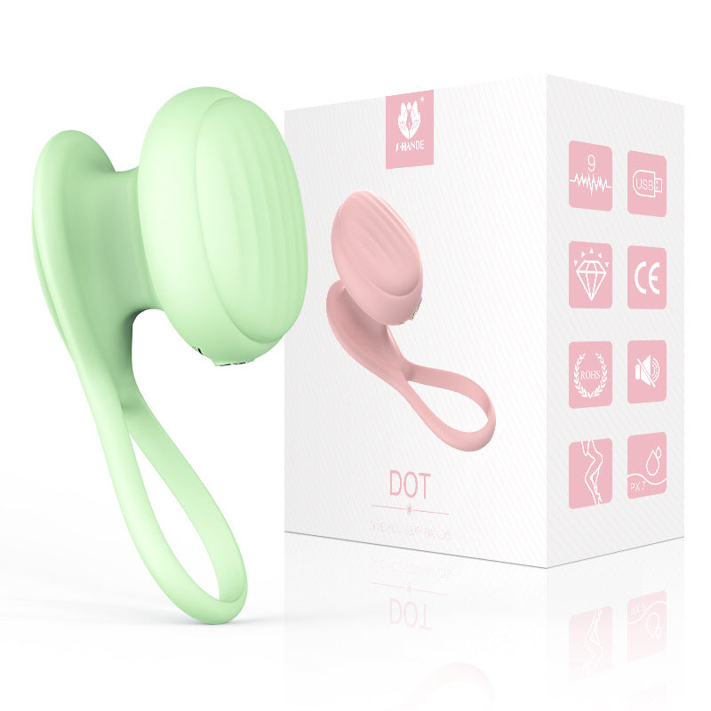 Portable Women Vibrator With 10 Vibration Modes - Green - image 2