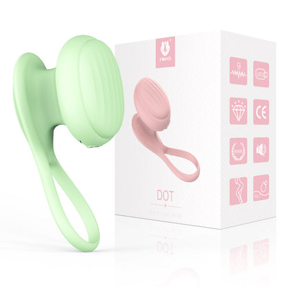 Portable Women Vibrator With 10 Vibration Modes - Green - image 2