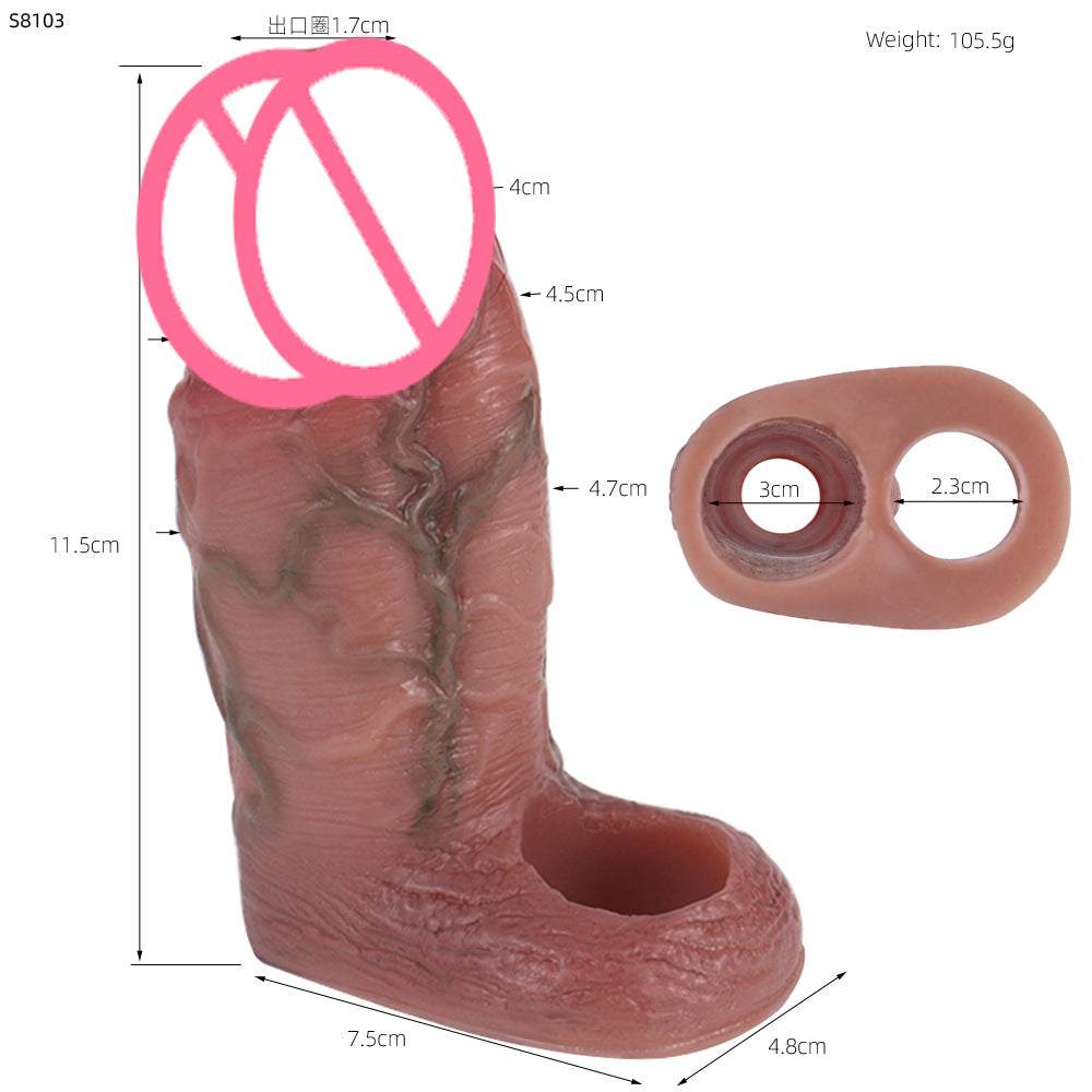 Open-ended Realistic Penis Sleeve - D - image 5