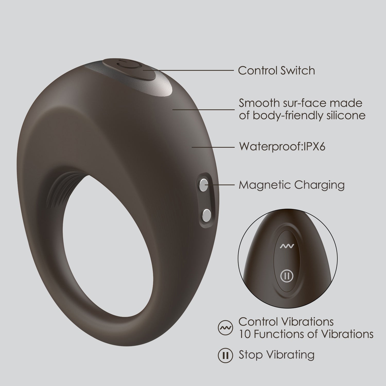 38mm Remote Control Cock Ring – Boost Performance & Pleasure - image 4