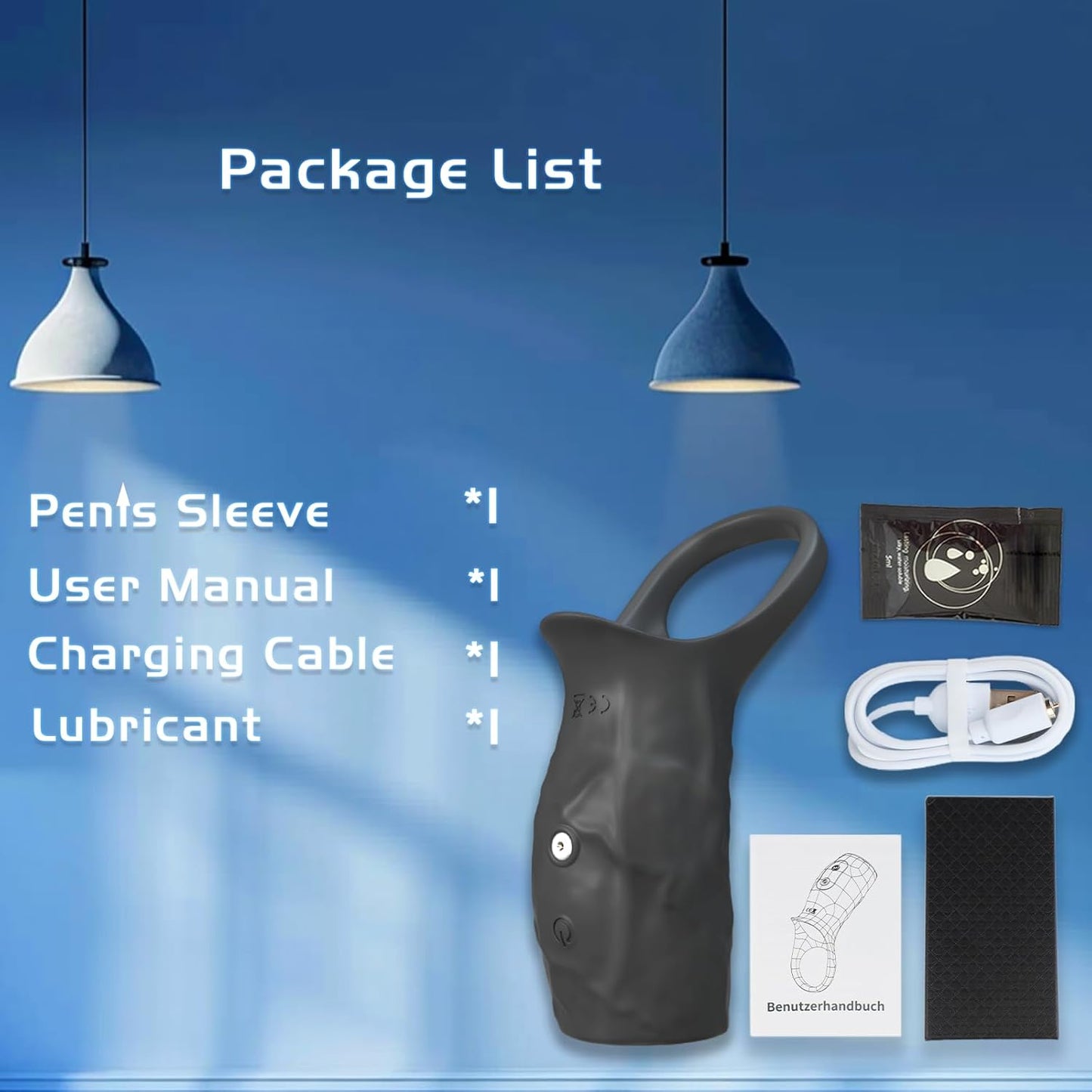 Vibrating Penis Sleeve Cock Ring - image 3