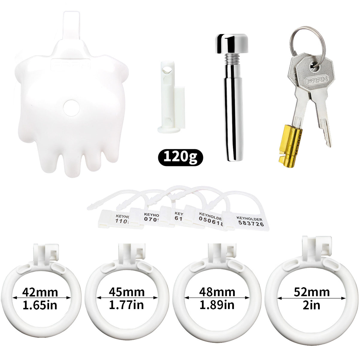 Resin Flat Chastity Cage - D - image 6