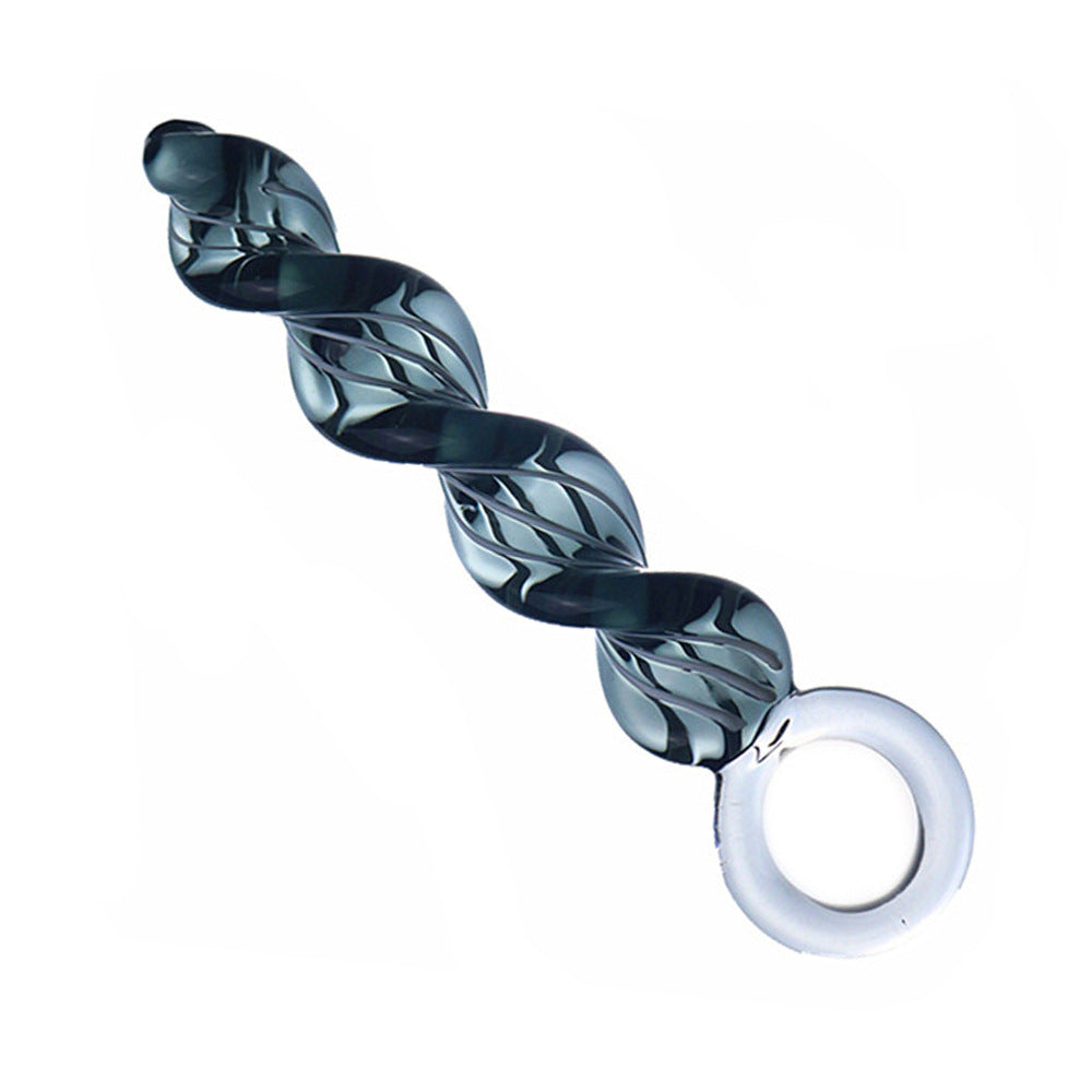Crystal Touch: Temperature Play Glass Butt Plug - image 3