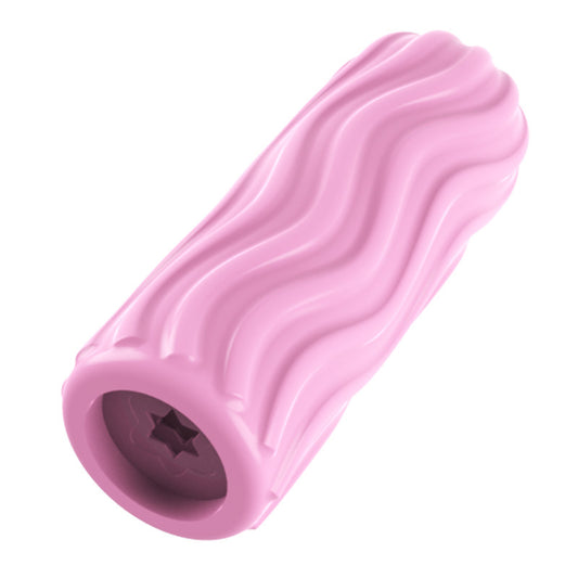 Compact Pocket Masturbator - Purple - image 0