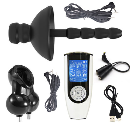 Premium Electric Urethral Sounding Set With Scrotum Device - 8mm - rechargeable control - image 5