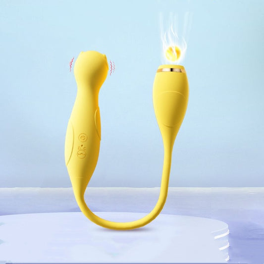 Double Heads Clitoris Teasing Stimulation Vibrator - image 0