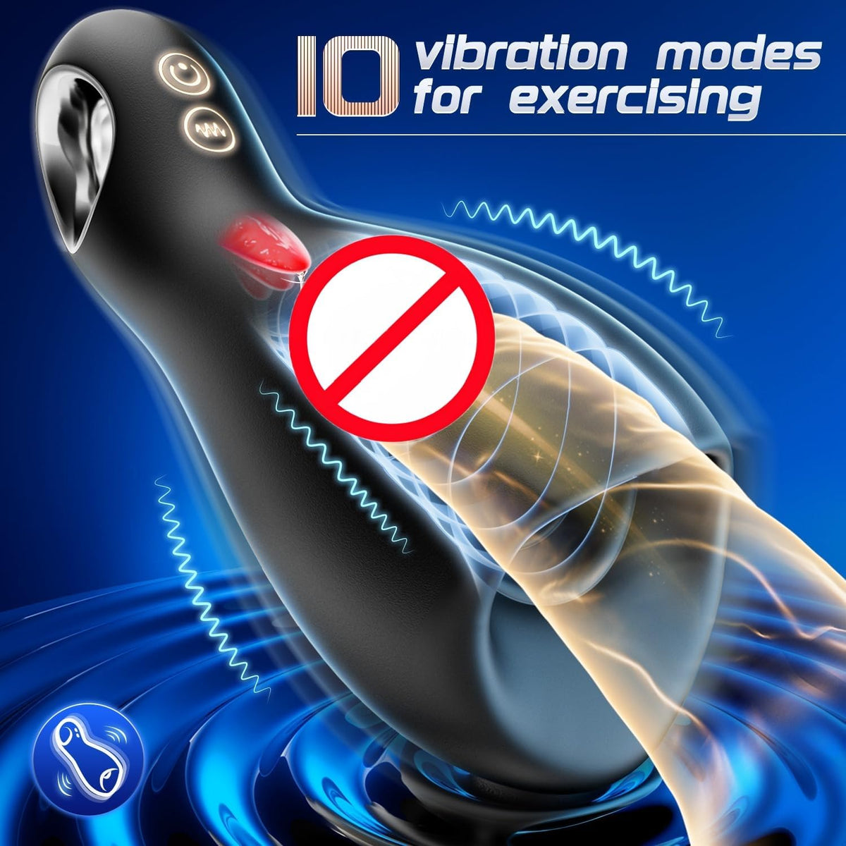 Men Filter Pump for 10 Vibrations and 5 Tongue Licks - image 2