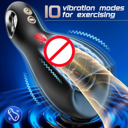 Men Filter Pump for 10 Vibrations and 5 Tongue Licks - image 2