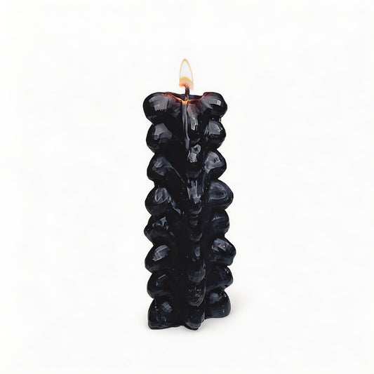 Spine-shaped Scented Candle - Black - image 0