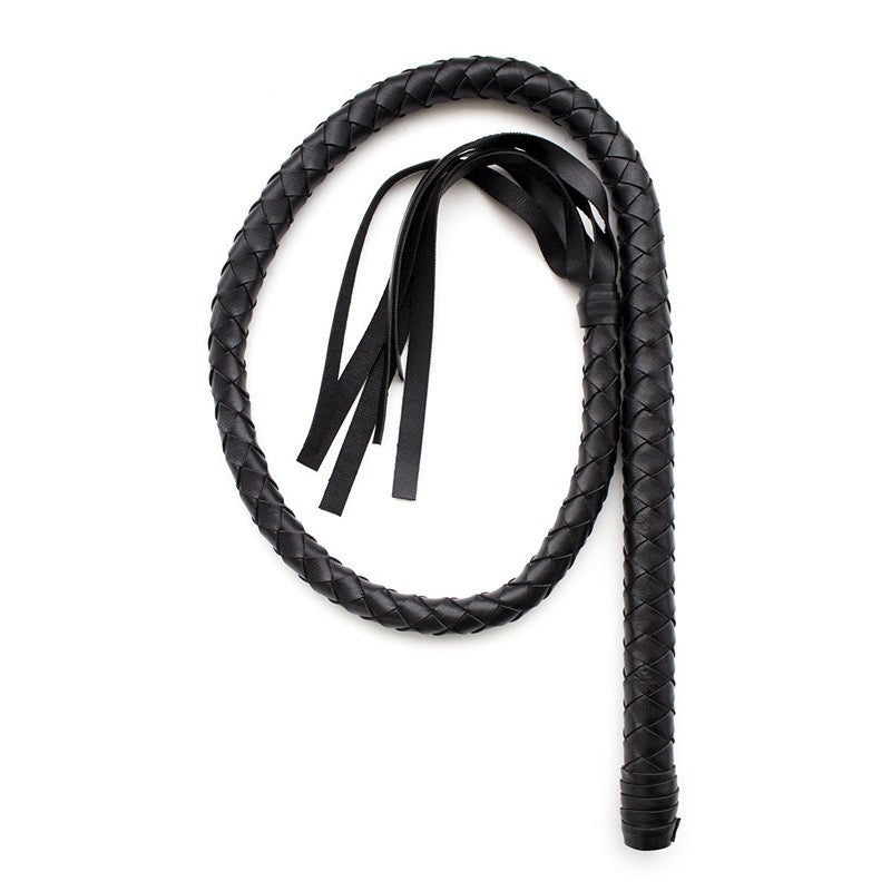 Obey's BDSM Flogger Whisper - Black - 3.74 feet - image 2