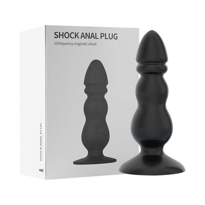 Remote Control Butt Anal Plug Vibrator Plug - Black - image 0