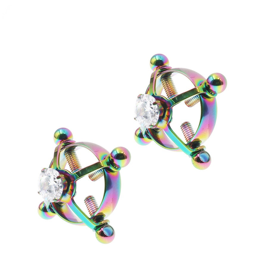 Metal Nipple Clamps With Jewerly - image 5