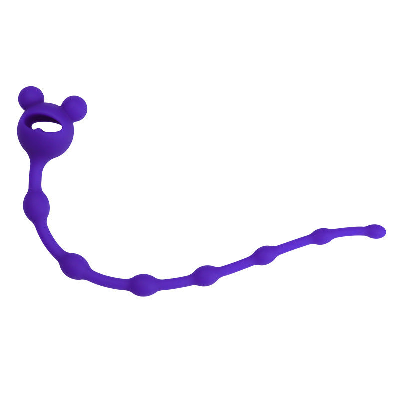 Mickey Silicone Urethral Sound - Purple - image 1