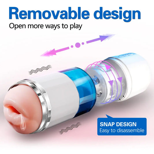 Twist & Thrill Rechargeable Male Masturbator - image 0