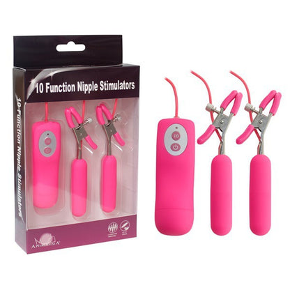 Adjustable Vibrating Nipple Clamps with 10 Modes – Intense Bullet Vibrator Clips for Women & Couples - image 4
